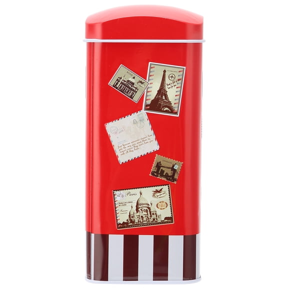 Vintage Mailbox Post Box Model Coin Bank Retro Iron Decorative Money Saving Box Tabletop Accent For Office Home Desk