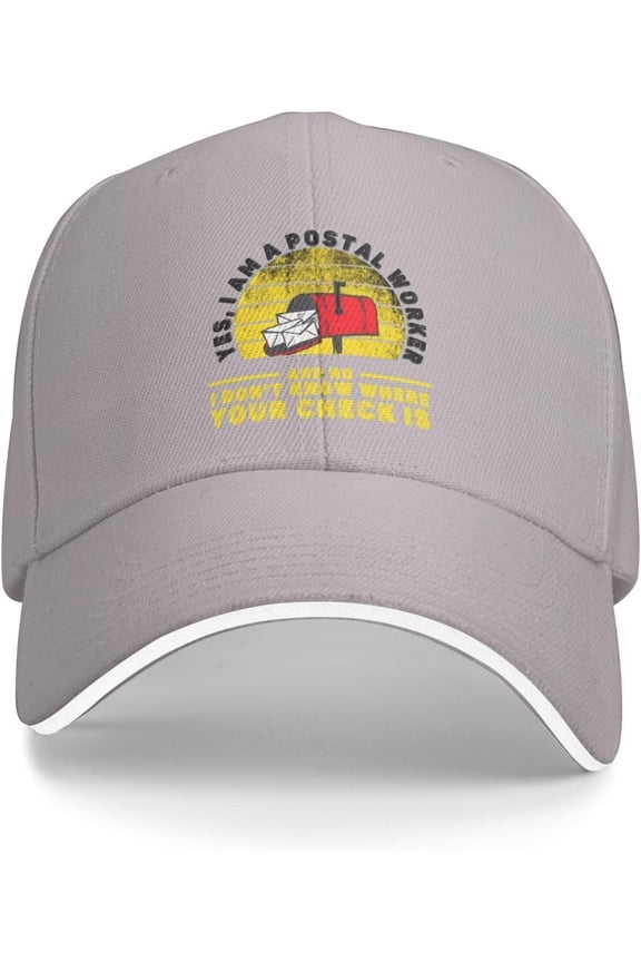 Vintage Mailbox Postal Worker Baseball Cap for Men Women