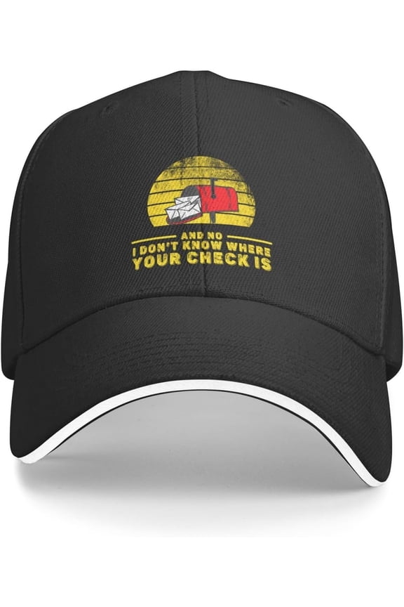 Vintage Mailbox Postal Worker Baseball Cap for Men Women