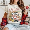 thumbnail image 1 of Vintage Main Street Christmas Shirt, Disney Christmas Shirt, Mickey and Minnie Holiday Tee, Disney Christmas Couple Tees, 1 of 5
