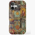 thumbnail image 1 of Vintage Major Arcana Tarot Cards Compatible Phone Case for iPhone 11–17 Pro Max, 1 of 2