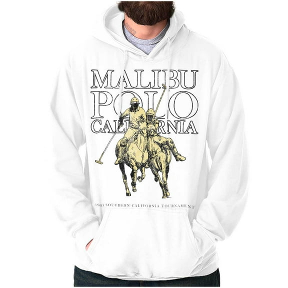 Vintage Malibu California Polo Hoodie Sweatshirt Women Men Brisco Brands M