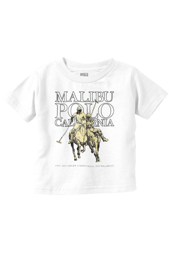 Vintage Malibu California Polo Toddler Boy Girl T Shirt Infant Toddler Brisco Brands 6M