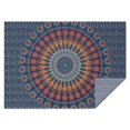 thumbnail image 1 of Vintage Mandala Rectangle Tablecloth 60x84 Inch, Flowers Boho Water Resistant Vinyl Washable Seasonal Table Cover for Thanksgiving Christmas Holiday Party Picnic Dinner Decor, 1 of 4