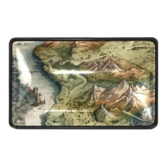 Vintage Map Crystal Glass Cabinet Knobs 4 Pcs Drawer Handles for Kitchen Cabinets Dresser Cupboard Wardrobe