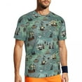 thumbnail image 1 of Vintage Map Gym T-Shirt WELLESLEY College Print Harajuku T-Shirts Men Aesthetic Tee Shirt, 1 of 5