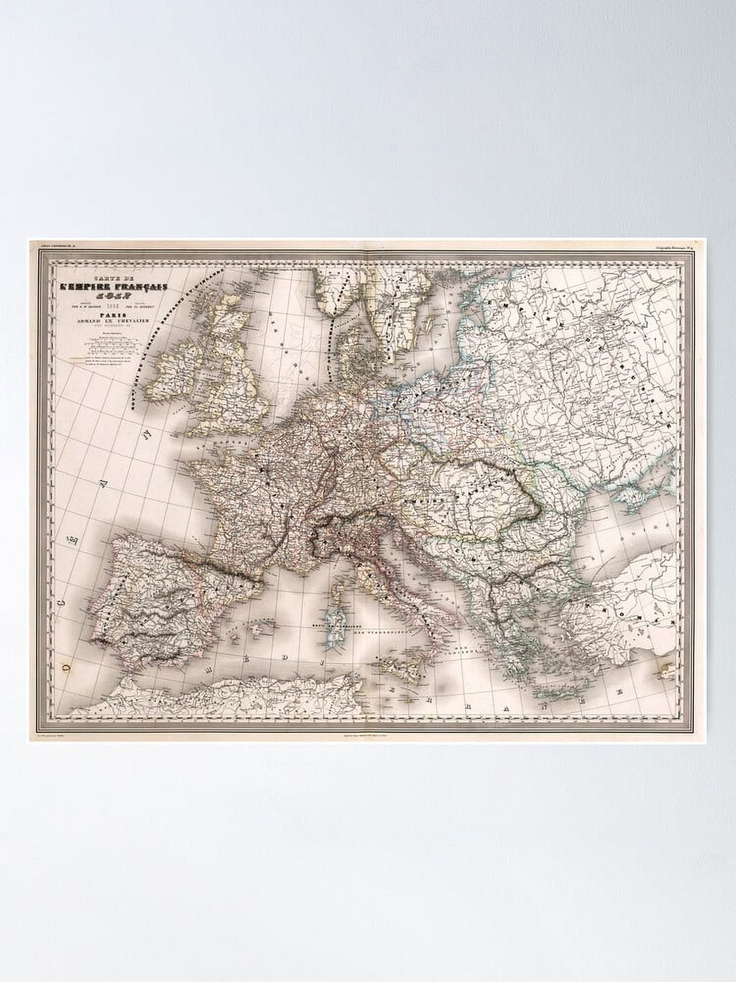 Vintage Map Of Europe Napoleonic French Empire 1812 Poster Walmart Com Vintage Map Of Europe Napoleonic French Empire 1812 Poster 6c7166f5 6a0a 4c80 B321 3f564e3e0acf.c4afc506e77d6ab2e970351f6f1ae5a8 
