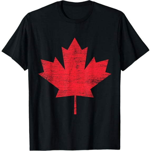 Vintage Maple Leaf Canada T-Shirt