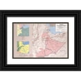 thumbnail image 1 of Vintage Maps 14x10 Black Ornate Wood Framed with Double Matting Museum Art Print Titled - Ethiopia the Ogaden Region, 1 of 4