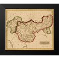 thumbnail image 1 of Vintage Maps 17x15 Black Modern Framed Museum Art Print Titled - Tartary Mongolia 1817, 1 of 4