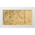 thumbnail image 1 of Vintage Maps 18x11 White Modern Wood Framed Museum Art Print Titled - Boston its environs and harbor 1775, 1 of 4