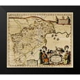 thumbnail image 1 of Vintage Maps 23x20 Black Modern Framed Museum Art Print Titled - Peking or Pekin or Beijing China, 1 of 4