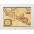 thumbnail image 1 of Vintage Maps 24x18 White Modern Wood Framed Museum Art Print Titled - Mexico New Spain 1656, 1 of 4