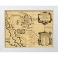thumbnail image 1 of Vintage Maps 24x19 White Modern Wood Framed Museum Art Print Titled - Mexico and California 1742, 1 of 4