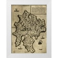 thumbnail image 1 of Vintage Maps 24x32 White Modern Wood Framed Museum Art Print Titled - Island of Minorica 1568, 1 of 4