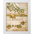 thumbnail image 1 of Vintage Maps 26x32 White Modern Wood Framed Museum Art Print Titled - Portuguese Map of the East Indies and Philippines 1630, 1 of 4