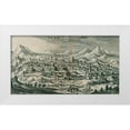 thumbnail image 1 of Vintage Maps 32x19 White Modern Wood Framed Museum Art Print Titled - Antique Map of Jerusalem, 1 of 4