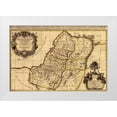 thumbnail image 1 of Vintage Maps 32x23 White Modern Wood Framed Museum Art Print Titled - Israel Land of the Hebrew and Jews, 1 of 4