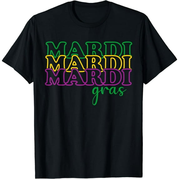 Vintage Mardi Gras Shadow Festival New Orleans T-Shirt