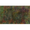 thumbnail image 1 of Vintage Marisela Green/Pink Rug, 3'9" x 6'6", 1 of 5
