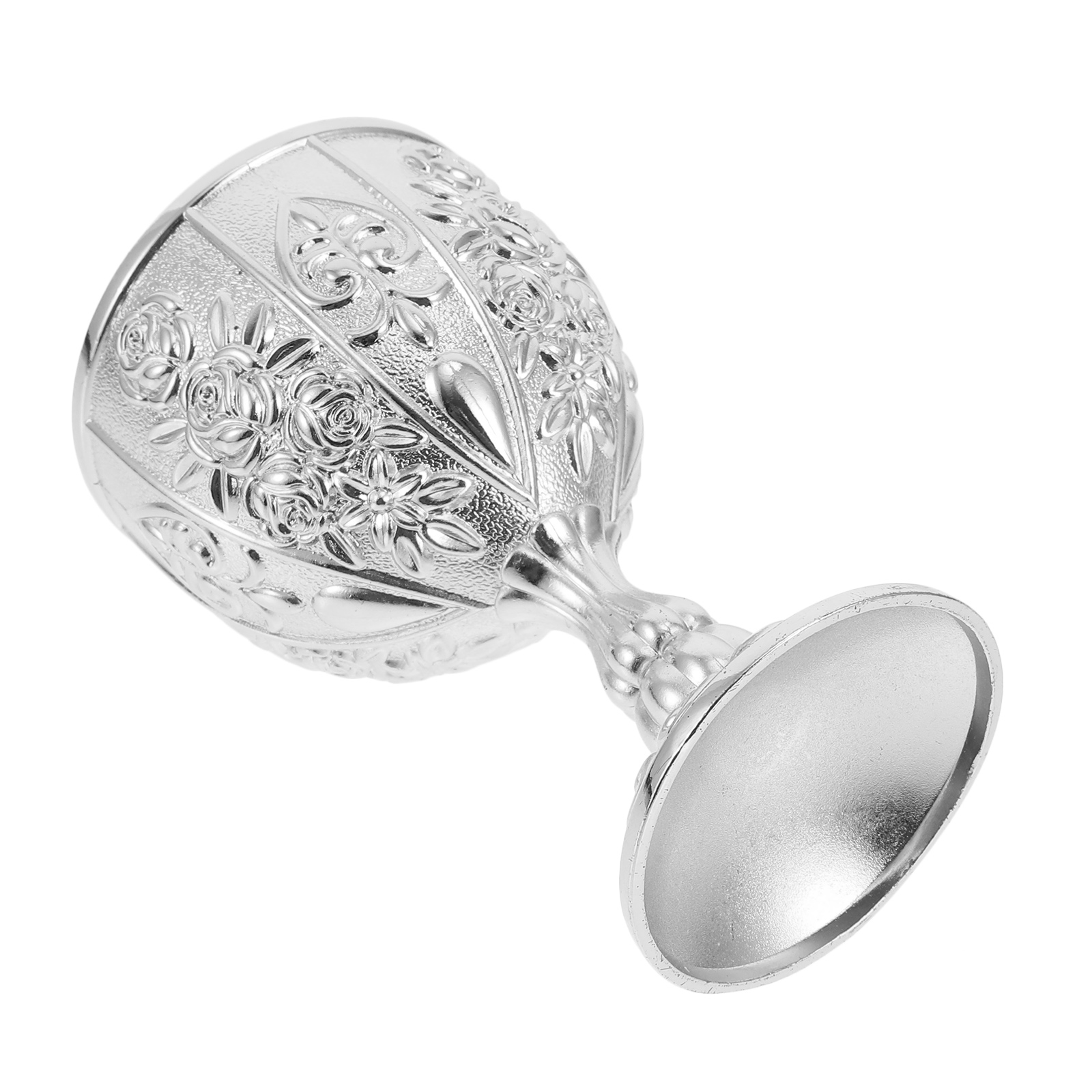 Vintage Martini Glasses Tumblers Wine Whiskey Small Goblet Metal Cups