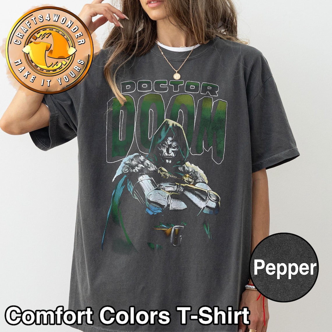 Vintage Marvel Doom T-Shirt, Marvel Villains Doctor Doom shirt ...