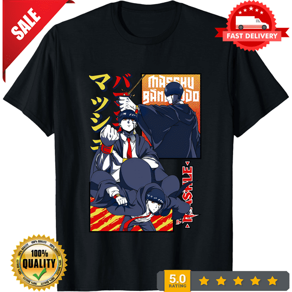 Vintage Mashle T-Shirt Magic and Muscles Mash Cream Puff Anime Gifts Shirt on sell, ULTRA LIMITED-TH72110