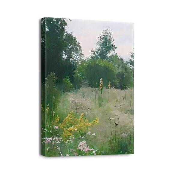 Vintage Maximalist Botanical Gallery PrintFamous Artist's 12x16inch Unframed Wall Art for Eclectic Home Decor - Aesthetic Bedroom Transformation