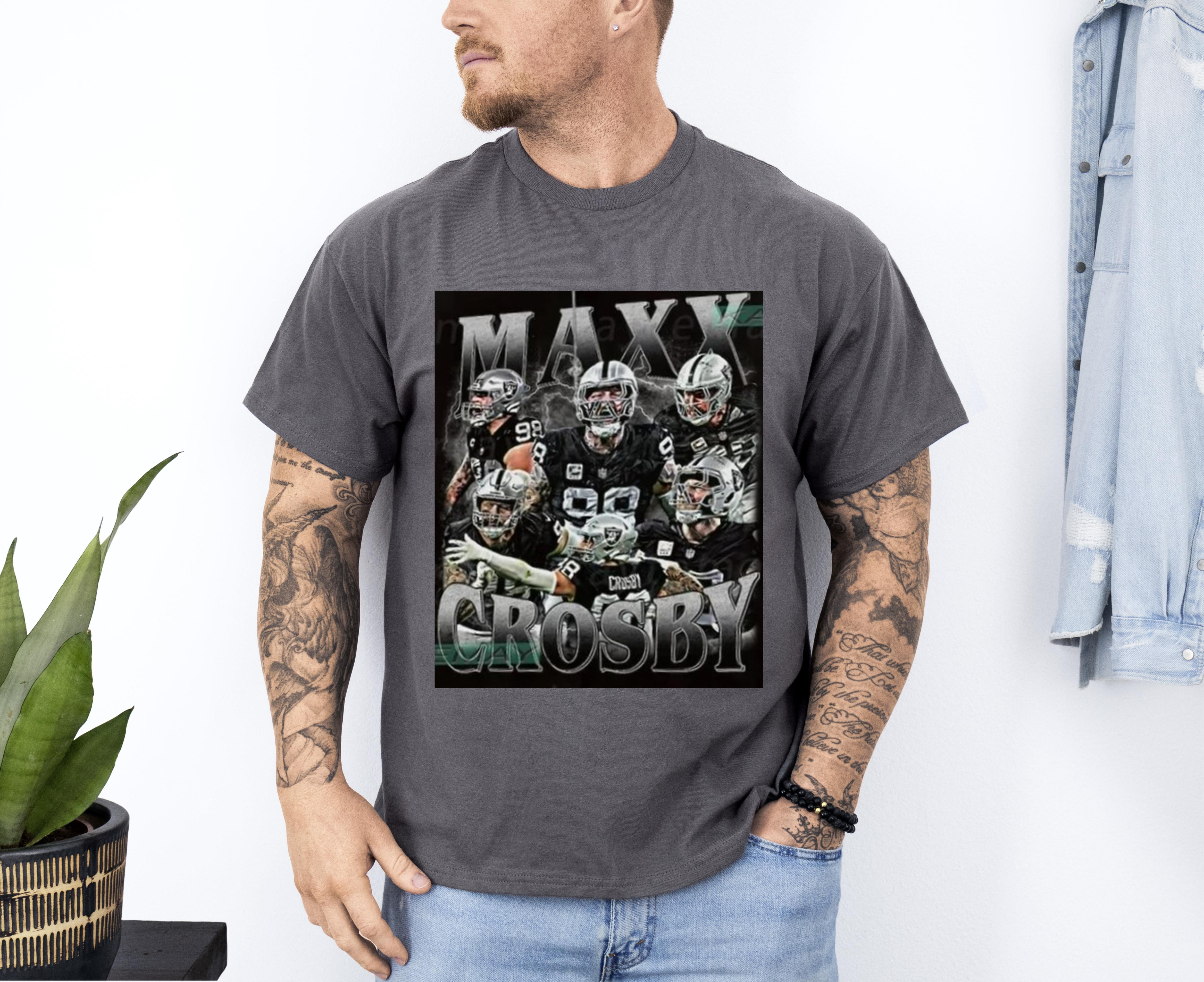 Image Maxx Crosby image beautiful - Vintage Maxx Crosby shirt, Las Vegas Football UNISEX T-Shirt ...