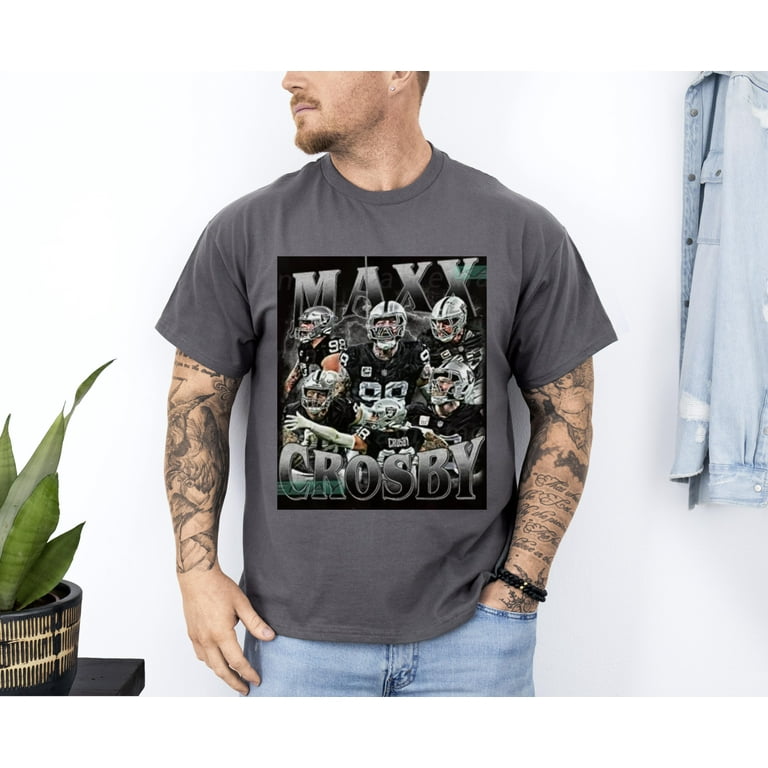 Image Maxx Crosby image beautiful - Vintage Maxx Crosby shirt, Las Vegas Football UNISEX T-Shirt ...