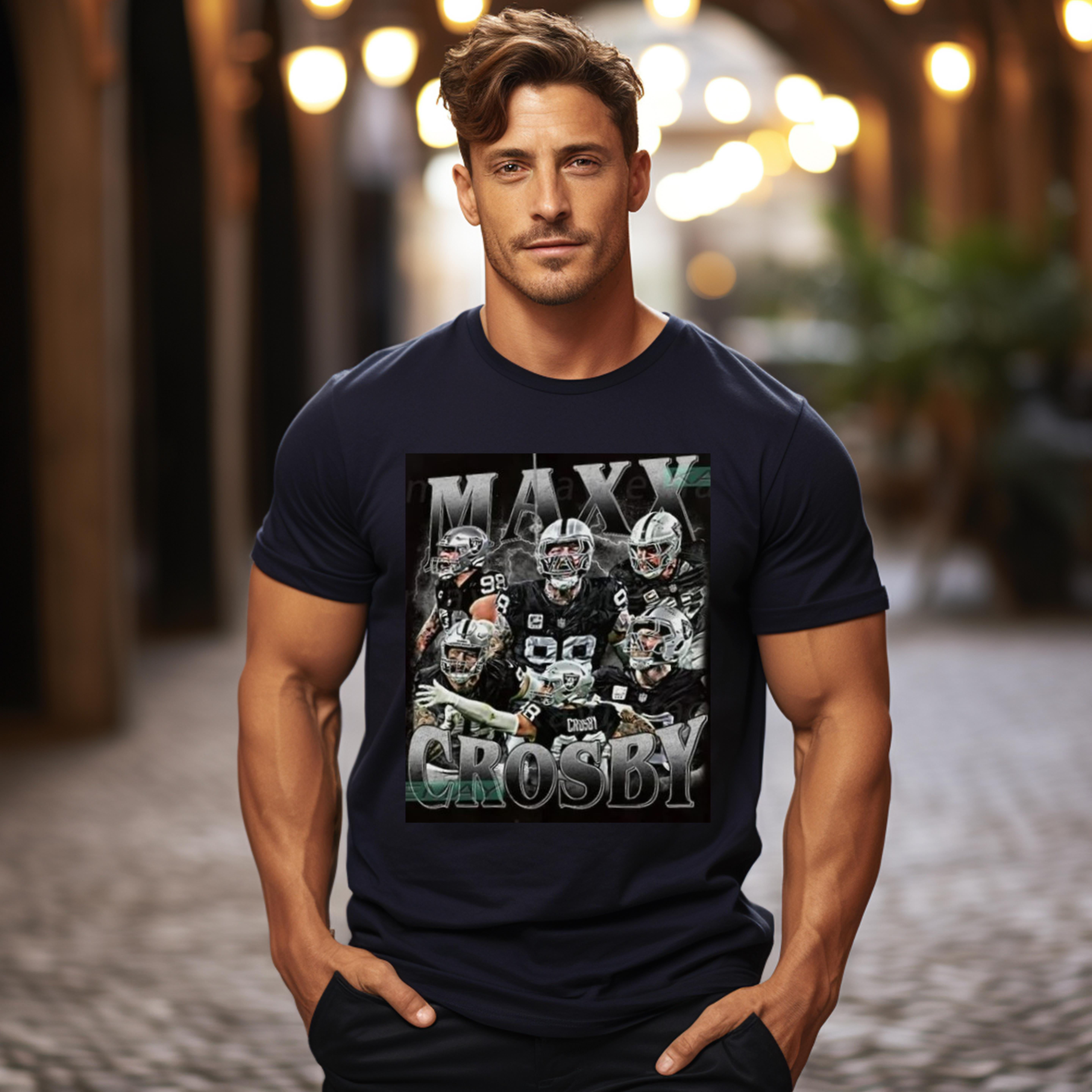 Image Maxx Crosby image beautiful image beautiful image beautiful - Vintage Maxx Crosby shirt, Las Vegas Football UNISEX T-Shirt ...