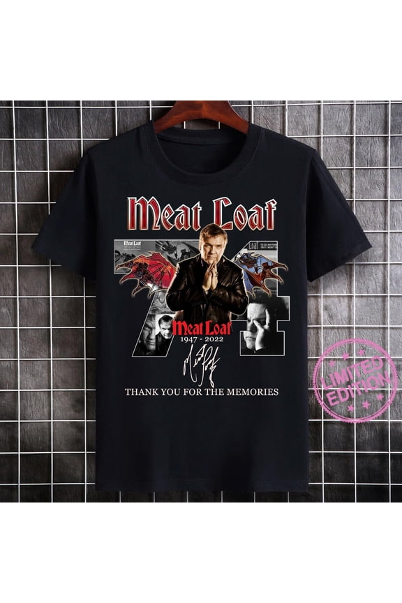 Vintage Meat loaf 1947-2022 Thank you for the memorie T-shirt S-5XLCL008