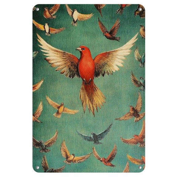 Vintage Mechanical Crow with Black Glasses Iron Art - Perfect for Decorating Living Rooms, Bedrooms And Bathrooms