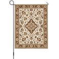 Vintage Medallion Floral Garden Flag 12 x 18 Inches, Oriental Antique ...
