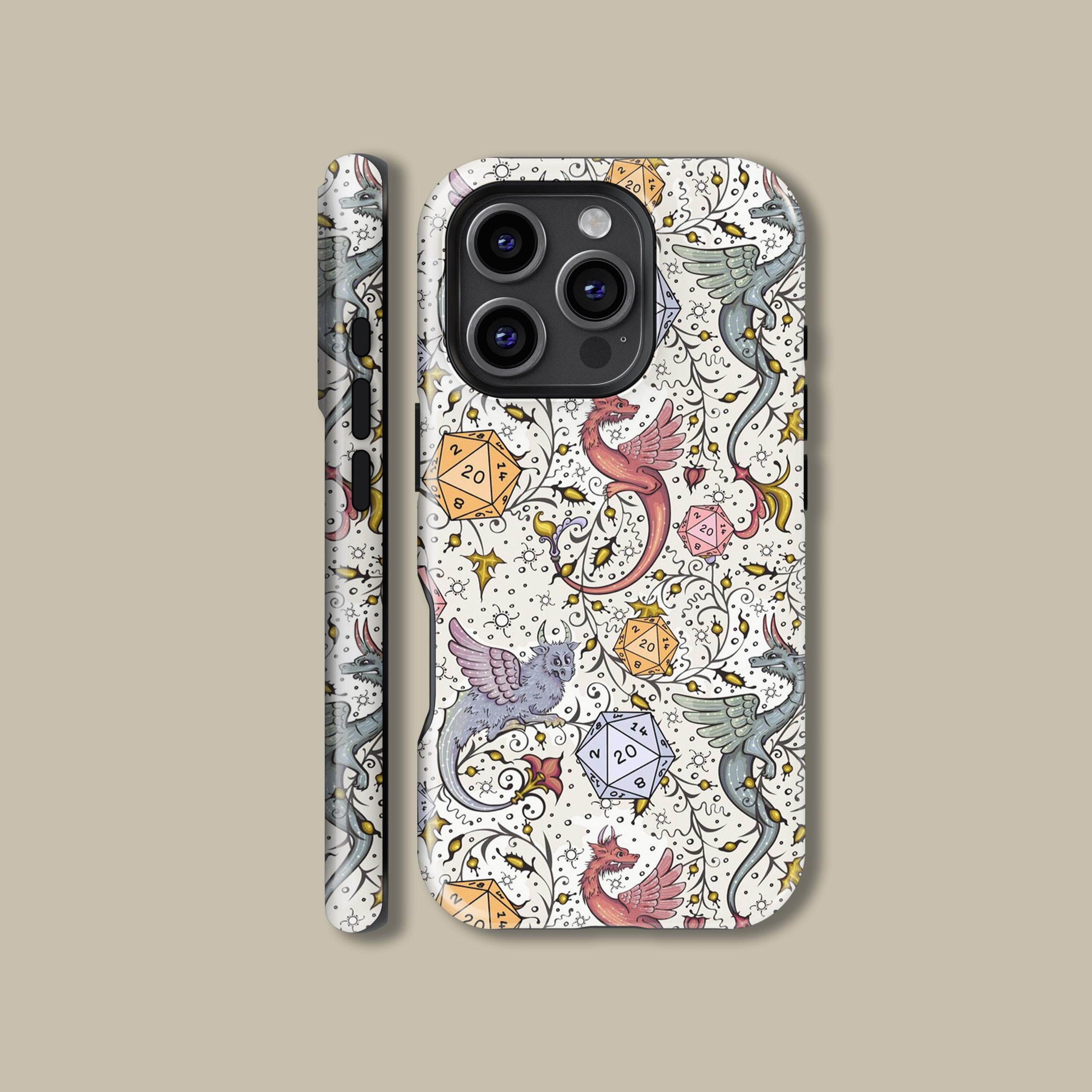 Vintage Medieval Dragon Case for iPhone Samsung Fantasy Art - Walmart.com
