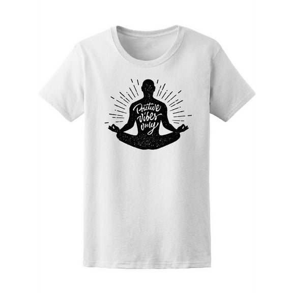 Vintage Meditation   T-Shirt Women -Image by Shutterstock, Female Medium