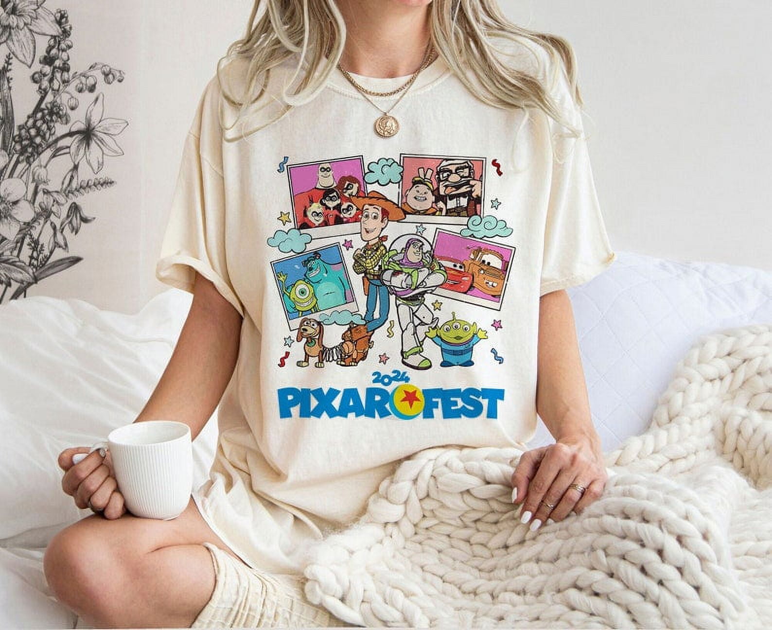 Vintage Meet Me At Pixar Fest Shirt, Disneyland Pixar Fest 2024 Shirt