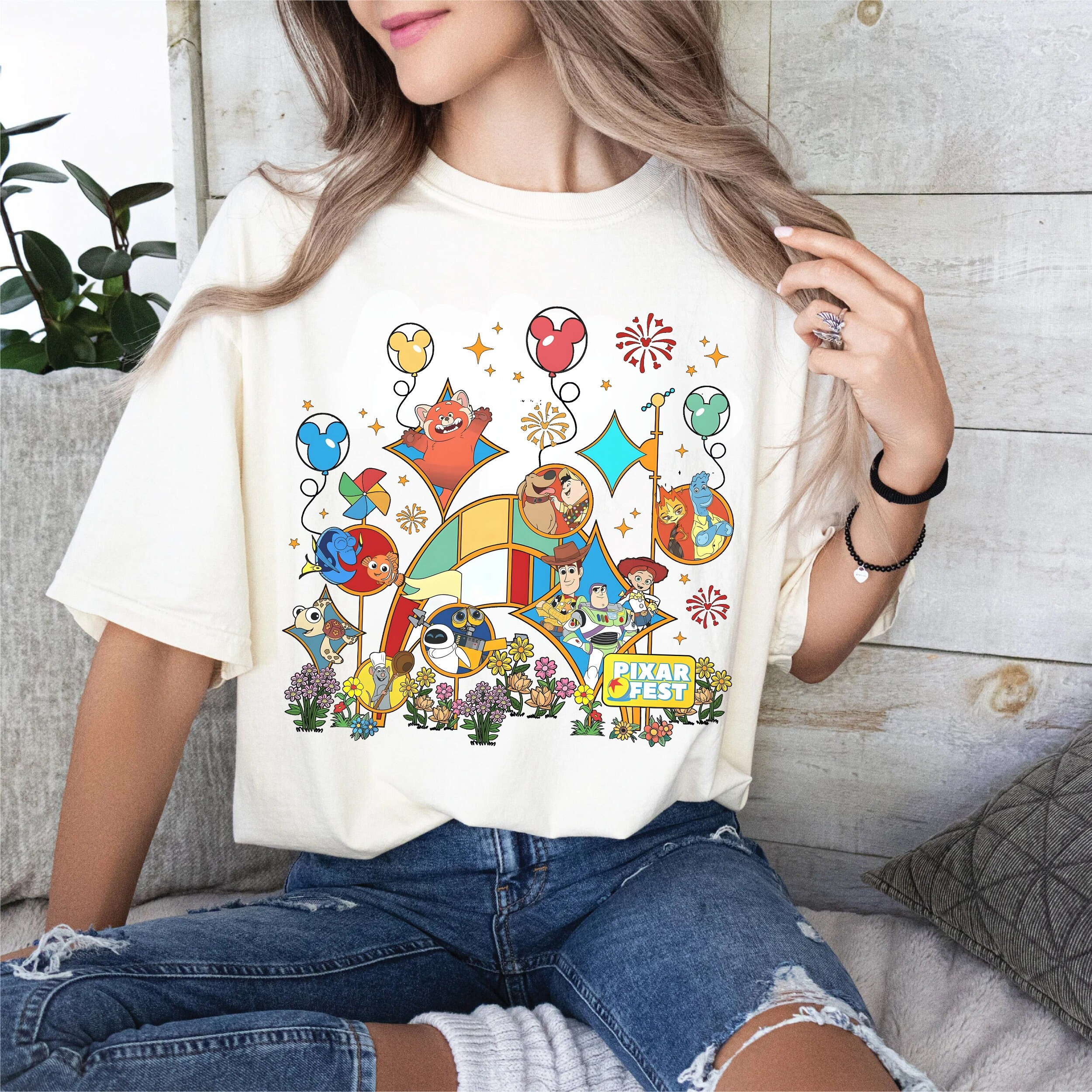 Vintage Meet Me At Pixar Fest Shirt, Disneyland Pixar Fest 2024 Shirt