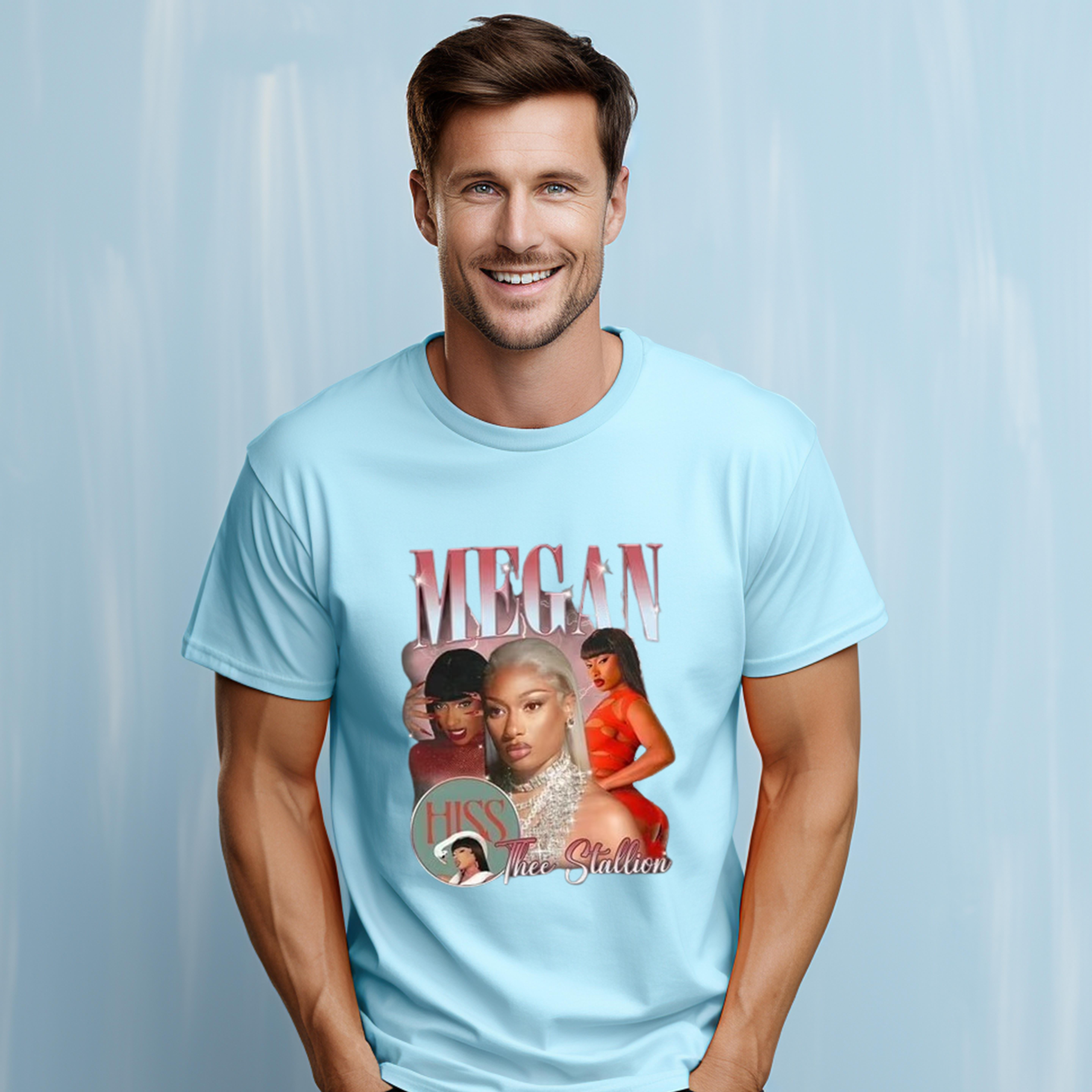 Vintage Megan Rapper Thee Stallion Music TShirt, Hiss Album 90S T