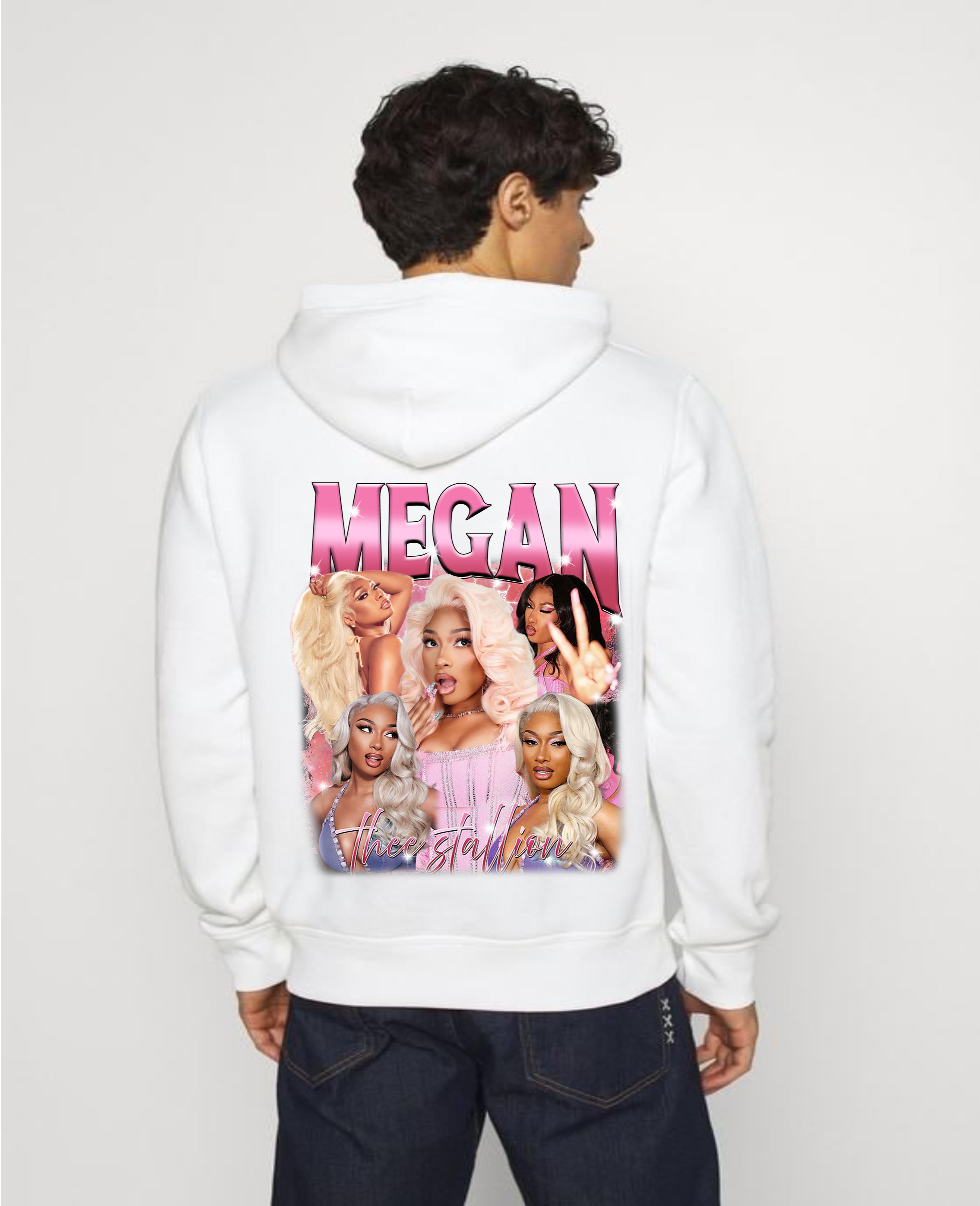 Vintage Megan Thee Stallion Hoodie Shirt Megan Thee Stallion Hoodie Shirt Retro Megan Thee Stallion Hoodie Shirt 90S Rapper Gift Megan Thee Stallion Bootleg Walmart