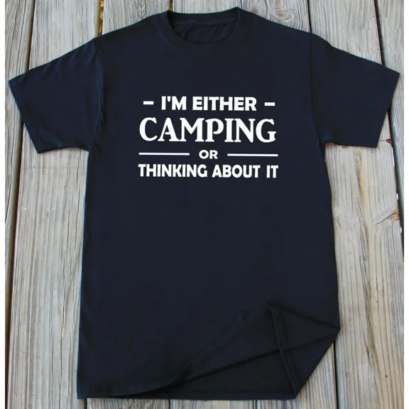 Vintage Mens Camping Outdoor T-Shirt Summer Camping Camp Lover Gift Tee Hiking Shirts - Perfect Gifts For Everyone