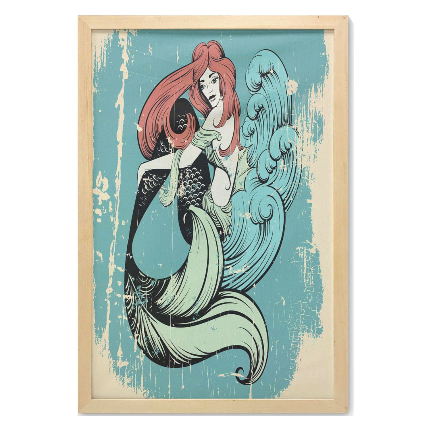 Vintage Mermaid Art