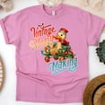 thumbnail image 1 of Vintage Merry Making Duck Shirt | Holiday Gift Graphic Tee, Azalea, Size 3XL, 1 of 6