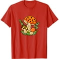thumbnail image 1 of Vintage Merry Mushrooms 70s Retro Kitchen Unisex T-Shirt for Men Women Kids Toddler,Red Color,Size L, 1 of 5