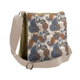 thumbnail image 1 of Vintage Messenger Bag, Paisley, Unisex Cross-body, by Ambesonne, 1 of 2