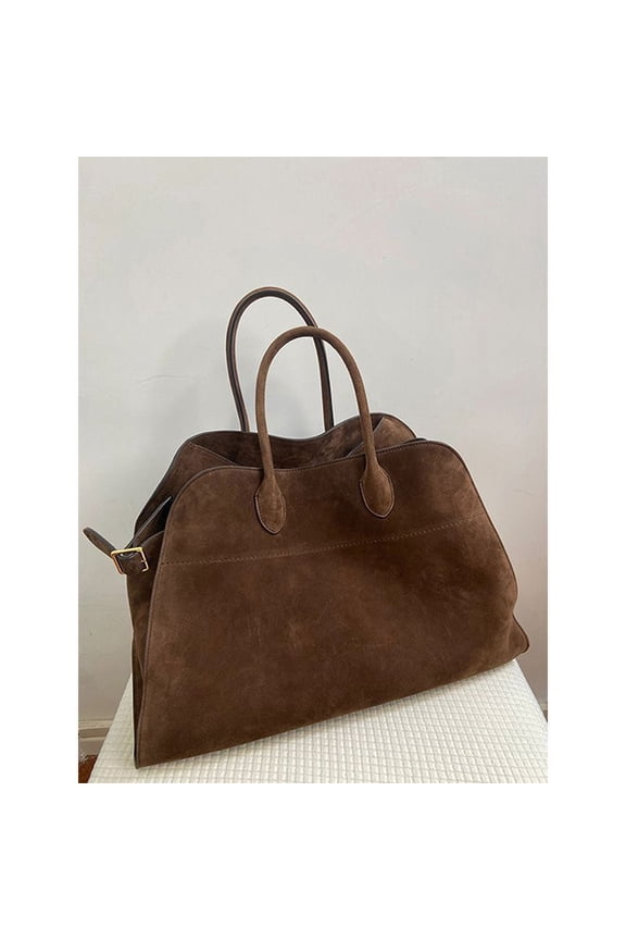 Vintage Messenger Element Tote Handheld Shoulder Crossbody Bag Polyester Mini Commute Bag European Style Spacious Tote Bags in Coffee Brown for Daily Outfits