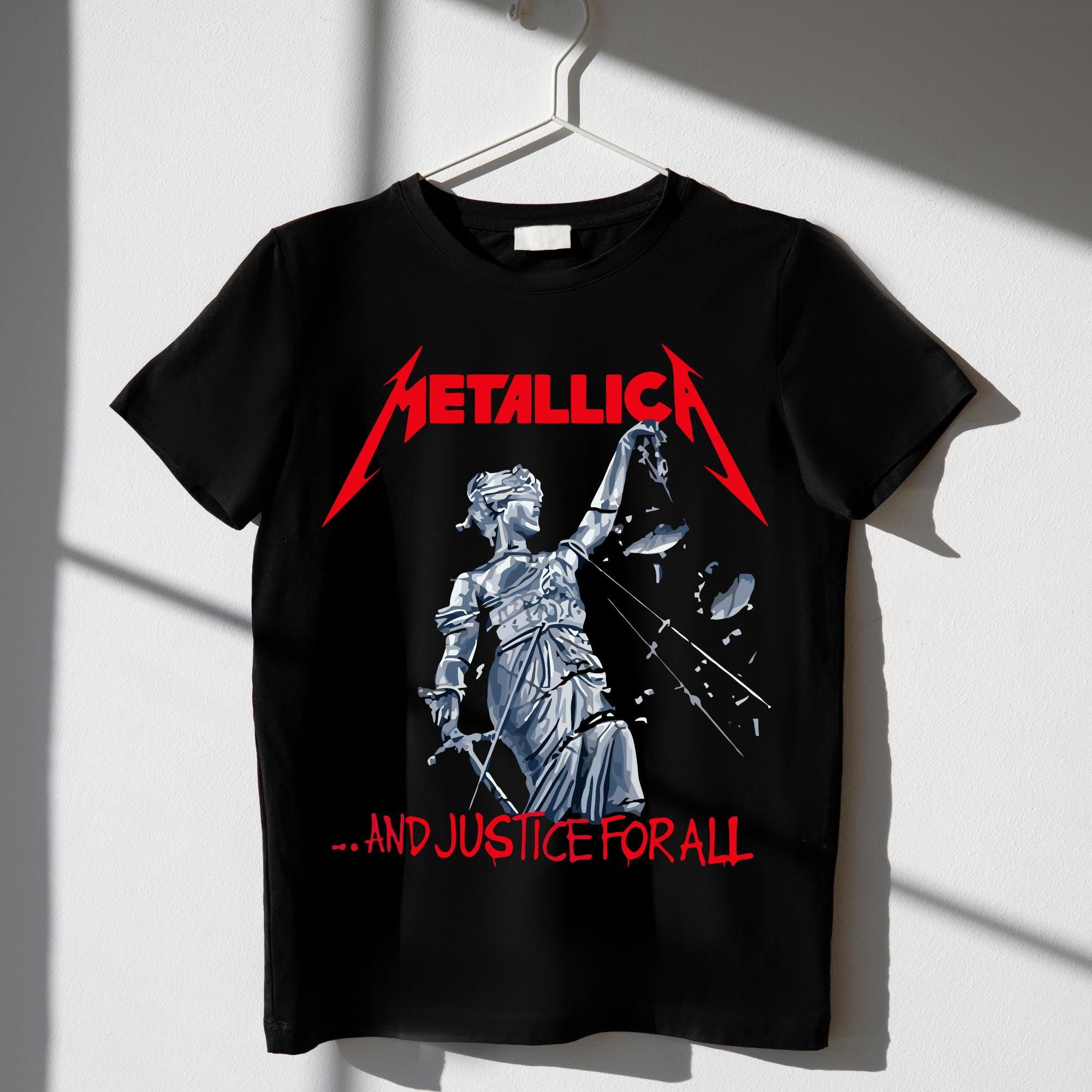 メタリカ　LLICA ビンテージTシャツ　80s Vintage Meta.llica T-Shirt • 80s Justice For All Tour Band Tee