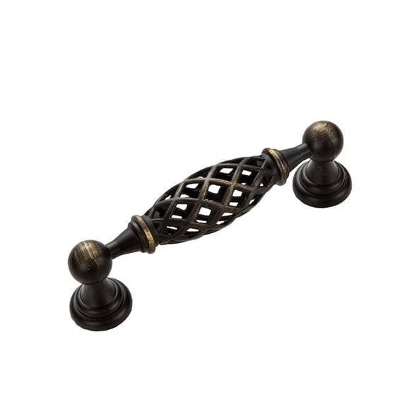 Vintage Metal Bird Cage Pull Handles Cupboard Wardrobe Drawer Furniture Knob