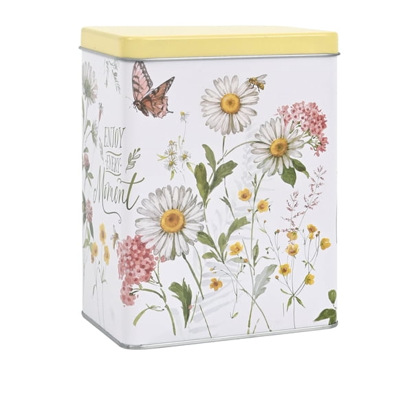 Vintage Metal Cookie Tin with Lids,Storage Containers for Kitchen Pantry, Gift Giving for Christmas Holidays, Decorative Box for Cookies, Candy, Snacks, Treats