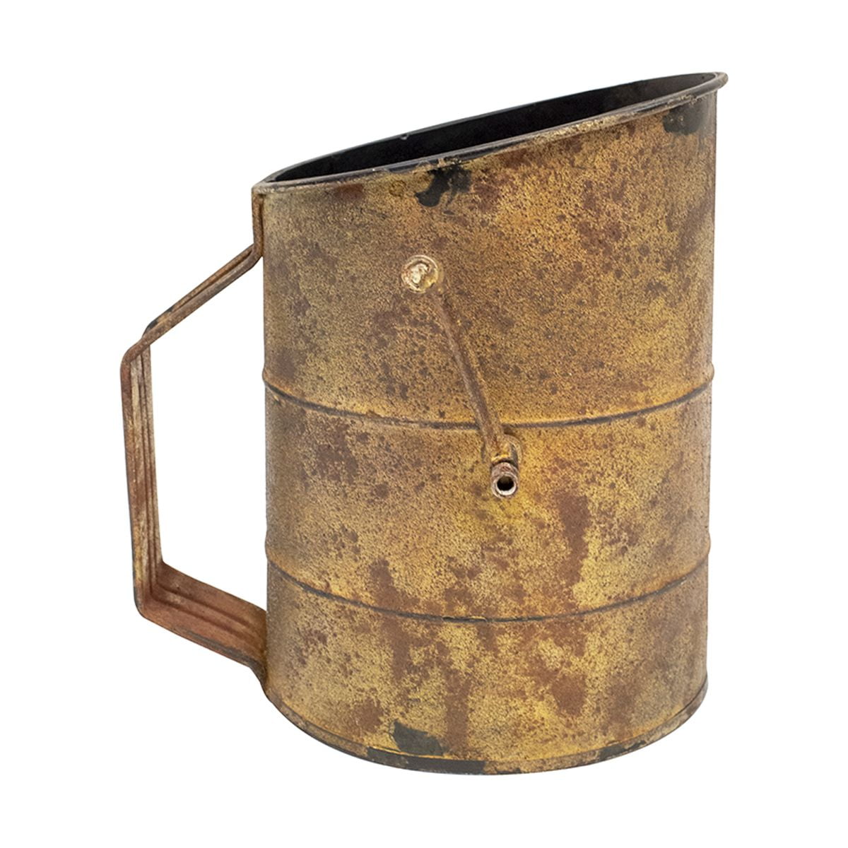 Rustic Metal Vintage Flour Sifter Table Centerpiece Farmhouse Kitchen Tool Decor Rustic Metal Vintage Flour Sifter Table Centerpiece Farmhouse Kitchen Tool Decor